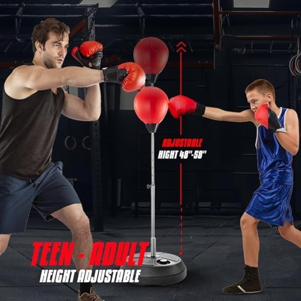 61b-HUAouVL._AC_SX679_-1.jpg Adjustable Punching Bag with Stand – Boxing Trainer for Teens & Adults