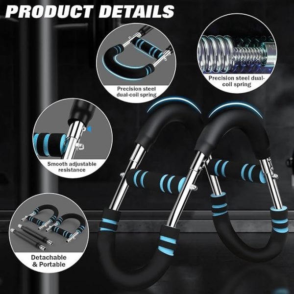 71KSpfmVCBL._AC_SX679_-1.jpg Adjustable Chest & Arm Twister Trainer (65–110lb) – Home Fitness Equipment