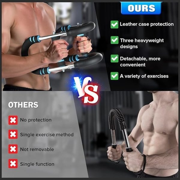 71NfPHdDx9L._AC_SX679_-1.jpg Adjustable Chest & Arm Twister Trainer (65–110lb) – Home Fitness Equipment