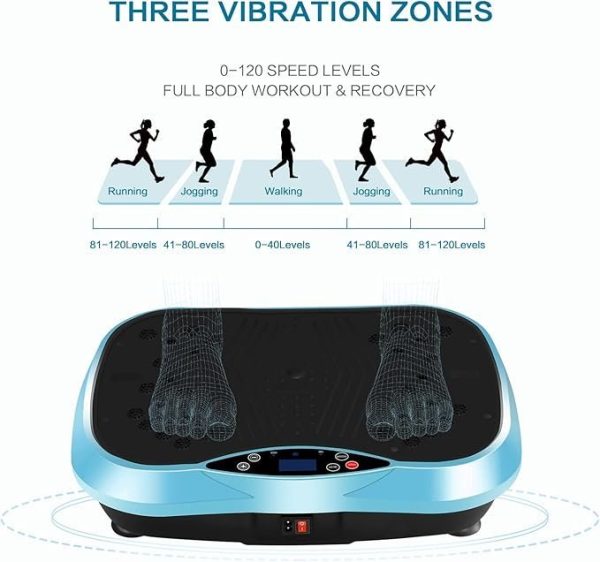 71i-DUdZwL._AC_SX679_-1.jpg Vibration Plate Exercise Machine - Full Body Workout & Muscle Toning Platform