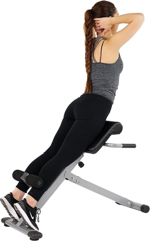 81YoFA5usWL._AC_SX679_-1.jpg Foldable Hyperextension Roman Chair - Adjustable Sit-Up Bench for Glutes & Abs