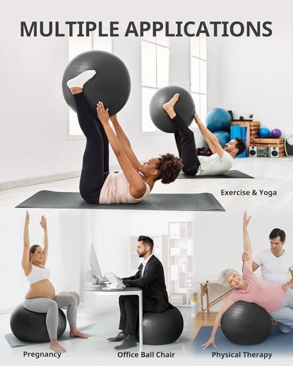 IMG_20250507_111019-1.jpg Yoga & Exercise Ball – Stability Ball for Fitness, Pregnancy & Office Use (Pump Included)